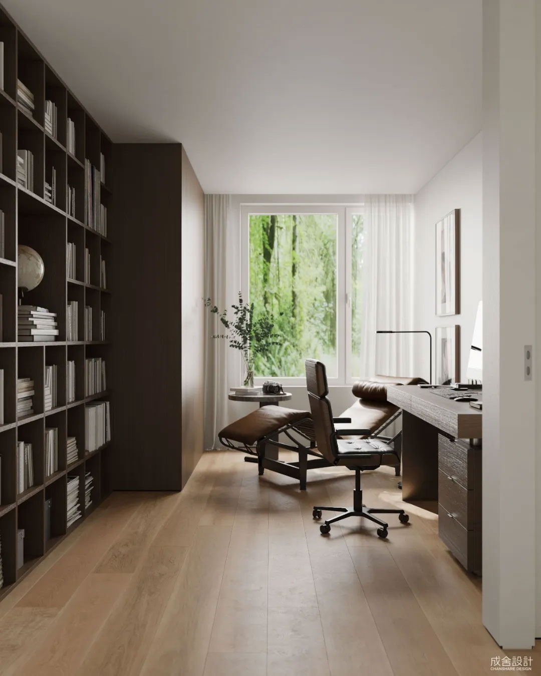 書房-常州別墅中式裝修 書房-常州別墅中式裝修